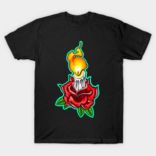 Fire rose T-Shirt